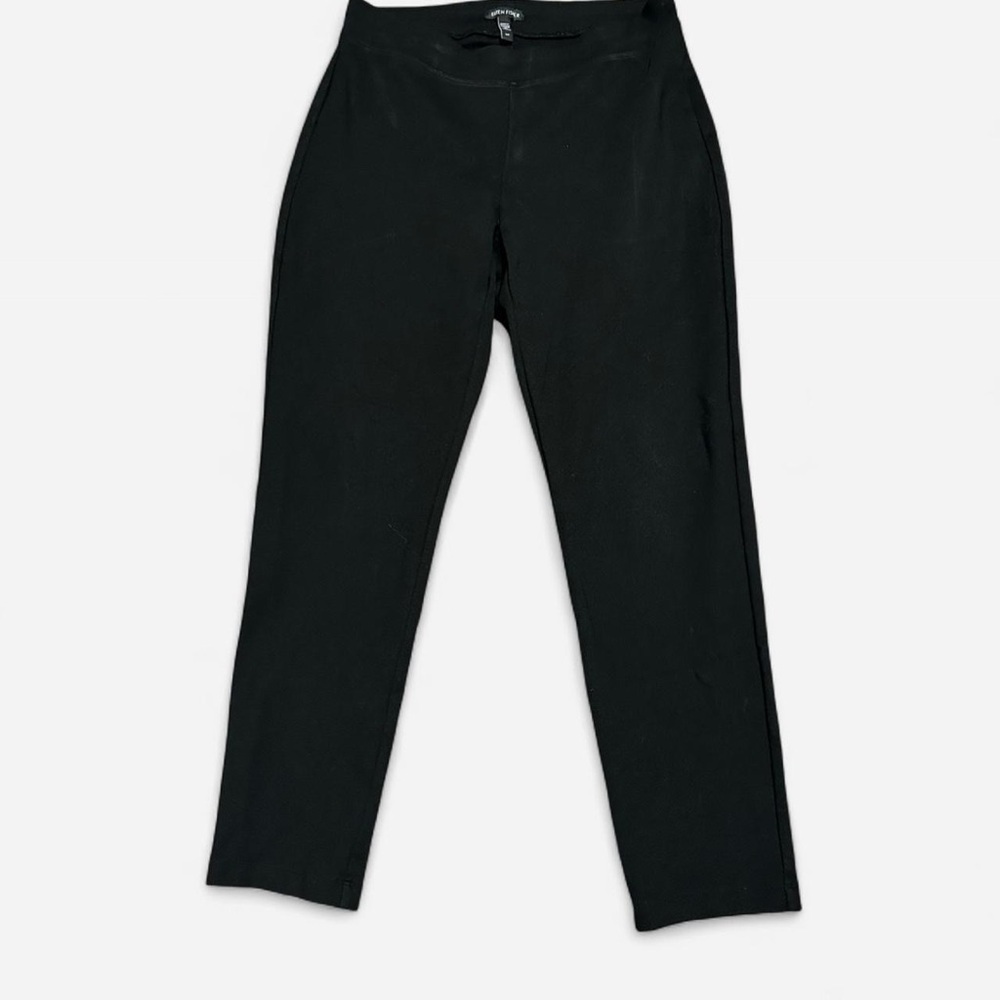 Eileen Fisher Slim Ankle Pants, Black, Size Small